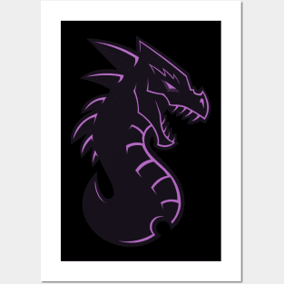 Shans Dragon Logo Posters and Art